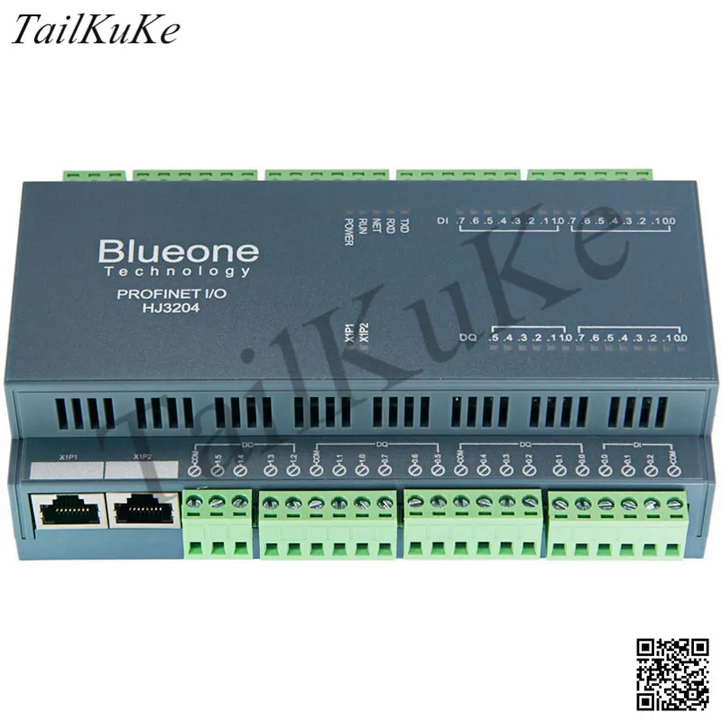 Profinet распределенный дистанционный модуль IO Modbus RTU к PN RS485 16DI14DO4AI|Запчасти для