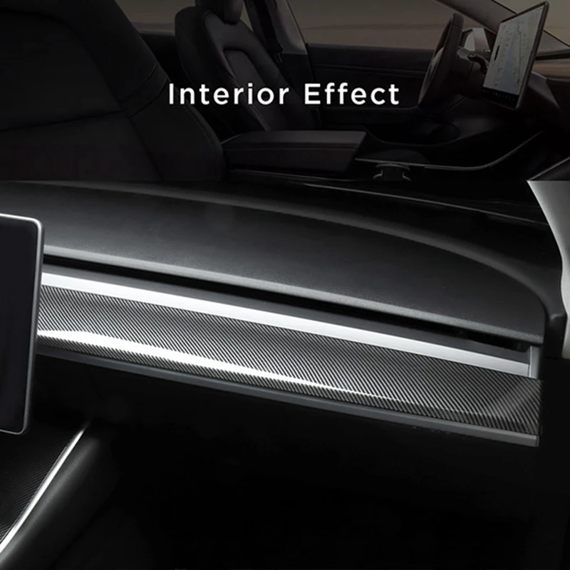Центральная консоль панель приборной панели обертывание Накладка подходит ABS для Tesla модель 3