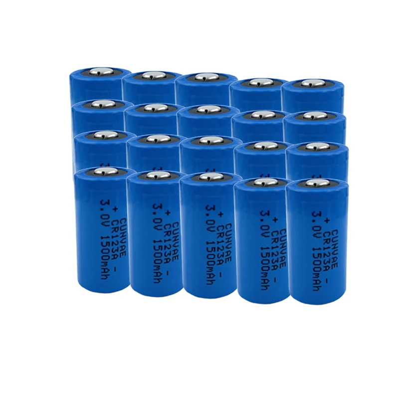 3V 1500mAh Lithium Battery Cr123A 3.0V Li-Mno2 High Capacity