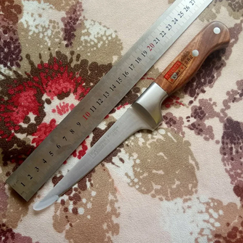 

4Cr14Mov Professional Boning Knives Slaughter House Special Butcher Lamb Cattle Bleeding Knife Eviscerating Bone and Meat Knife