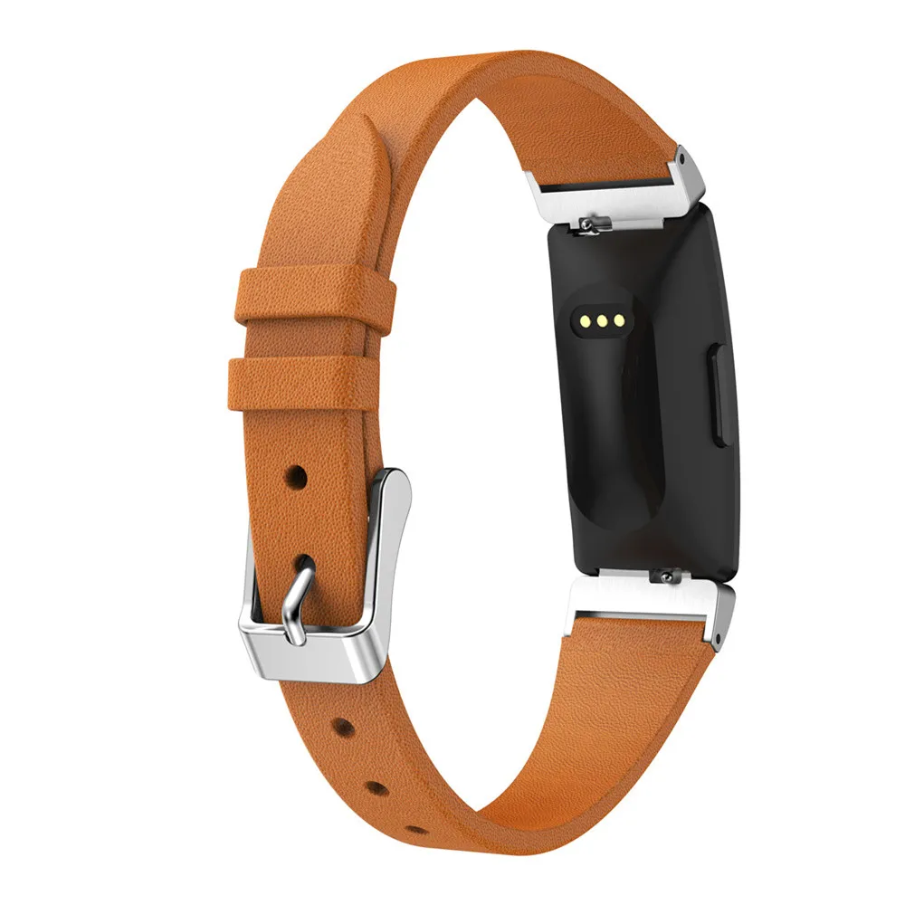 Stylish Leather Band Strap for Fitbit Inspire Smartwatch Replacement Bracelet