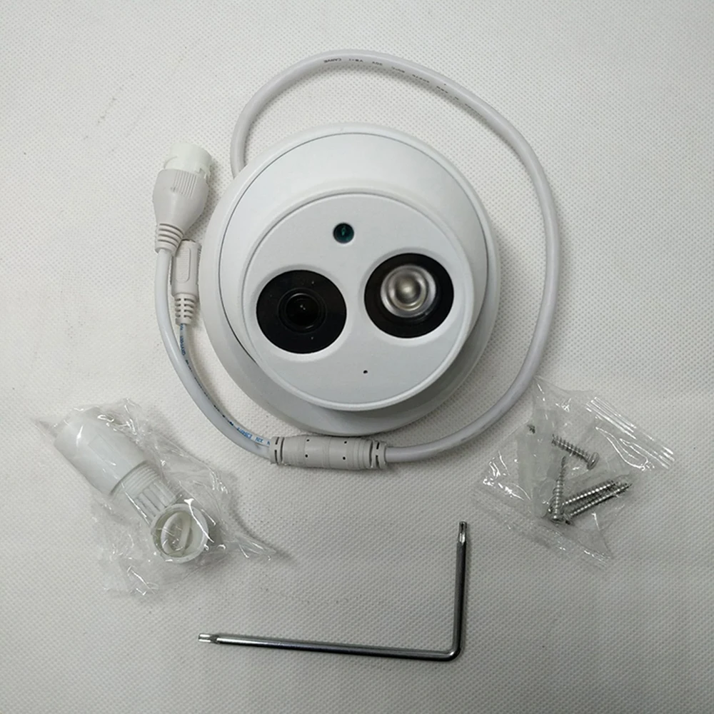 Dahua IP камера безопасности HDW4636C A 6 МП Встроенный микрофон 4 купольная CCTV HDW4438C 2MP 1080HD