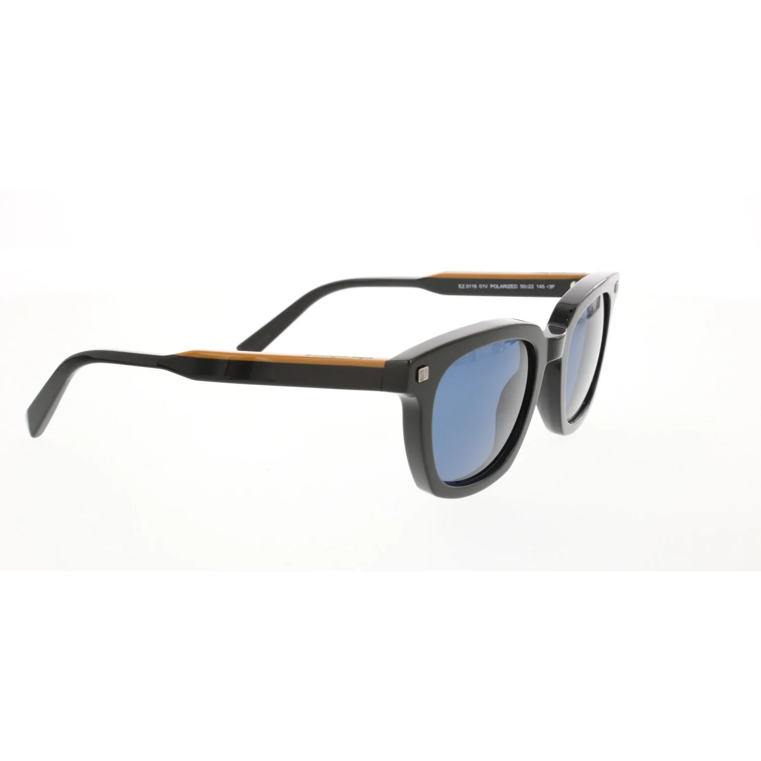 

Unisex sunglasses ez 0118 01v bone black square square 50-22-145 ermenegildo zegna