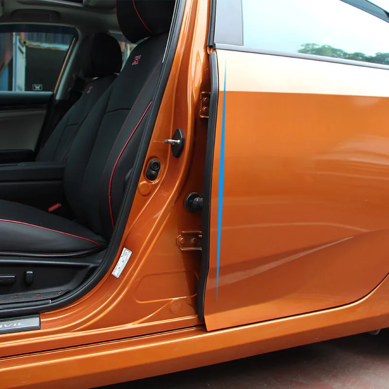 Зазор двери уплотнение звукоизоляция полосы глушитель украшения модификация для Honda Civic 10th автомобильные аксессуары