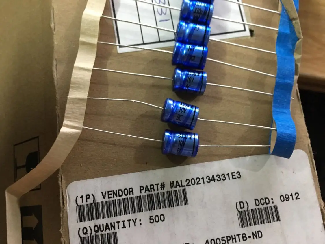 10 шт/30 шт 10V330UF Осевая емкость 330UF10V(BC021) fever cathode netherland BC