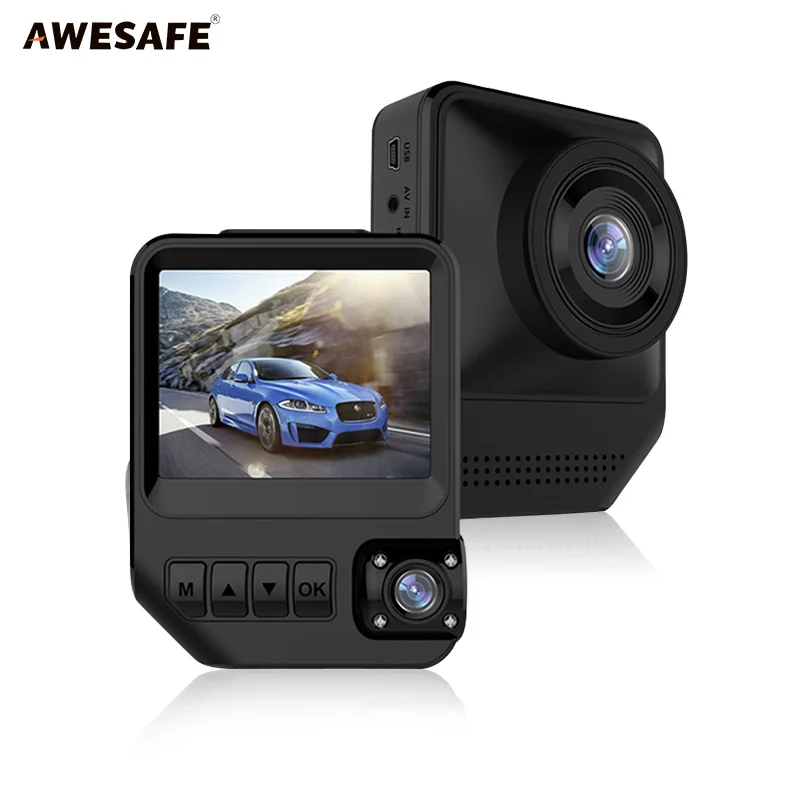 AWESAFE Автомобильный видеорегистратор Novatek 96658 двойная камера видео рекордер регистратор sony IMX323 Senor видеорегистратор ночного видения