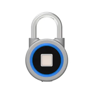 

USB Rechargeable Smart Keyless Fingerprint Lock Wireless WIFI Anti-Theft Security Padlock Door Luggage Case Lock