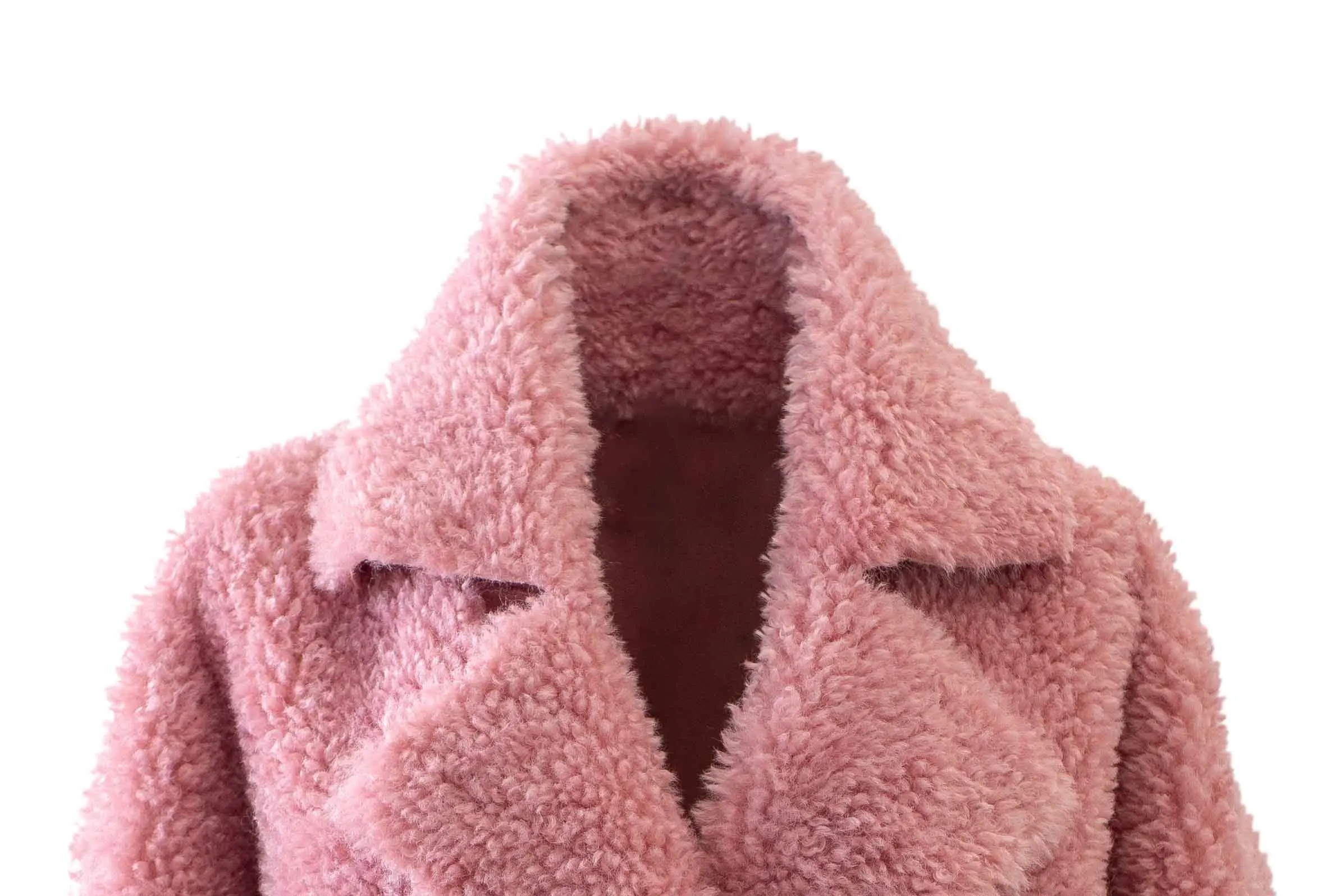 TXJRH стильный искусственный мех ягненка с большими лацканами мохнатая верхняя одежда женская зимняя теплая двубортная куртка пальто топы 3 цвета