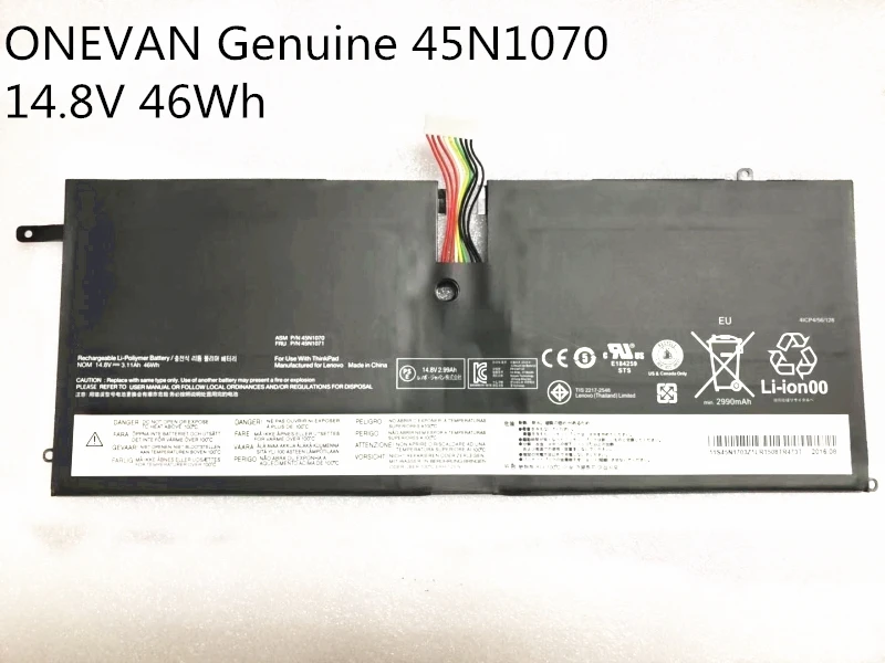 Аккумулятор для ноутбука Lenovo ThinkPad X1 Carbon Series 3444 3448 3460 46 Вт/ч|Аккумуляторы