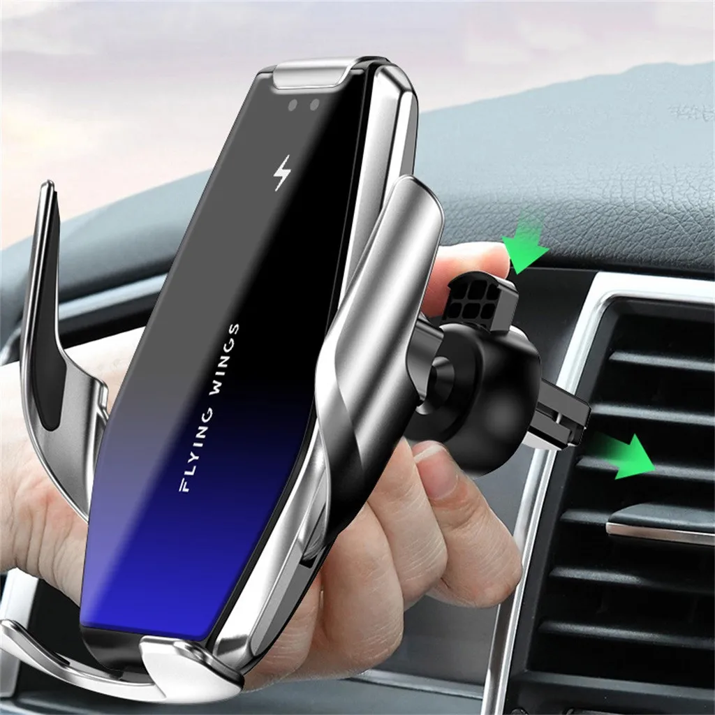 Беспроводная зарядка Автоматическая Индукционная автомобильная зарядка подставка 15 Вт для samsung Note10 держатель для автомобиля, подставка-держатель для сотового телефона для Samsun