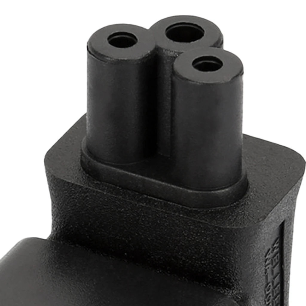 MagiDeal IEC320-C14 to C5 90 Degree Angle Angled Power Adapter Extension
