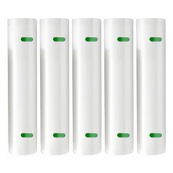 

Vacuum Food Preservation Bags 5 Rolls 28*500CM Vacuum Sealing Food Fresh Saver Bags Packaging Machine Food Storage Packer Bags