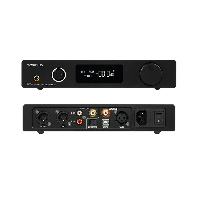 Усилитель для наушников TOPPING DX7s ESS ES9038Q2M * 2 HIFI DAC DSD512 XMOS полностью сбалансированный
