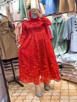 

Red African Lace Fabric 2020 High Quality Lace 3d Applique Beads Embroidery Tulle French Lace Fabric For Wedding Lace