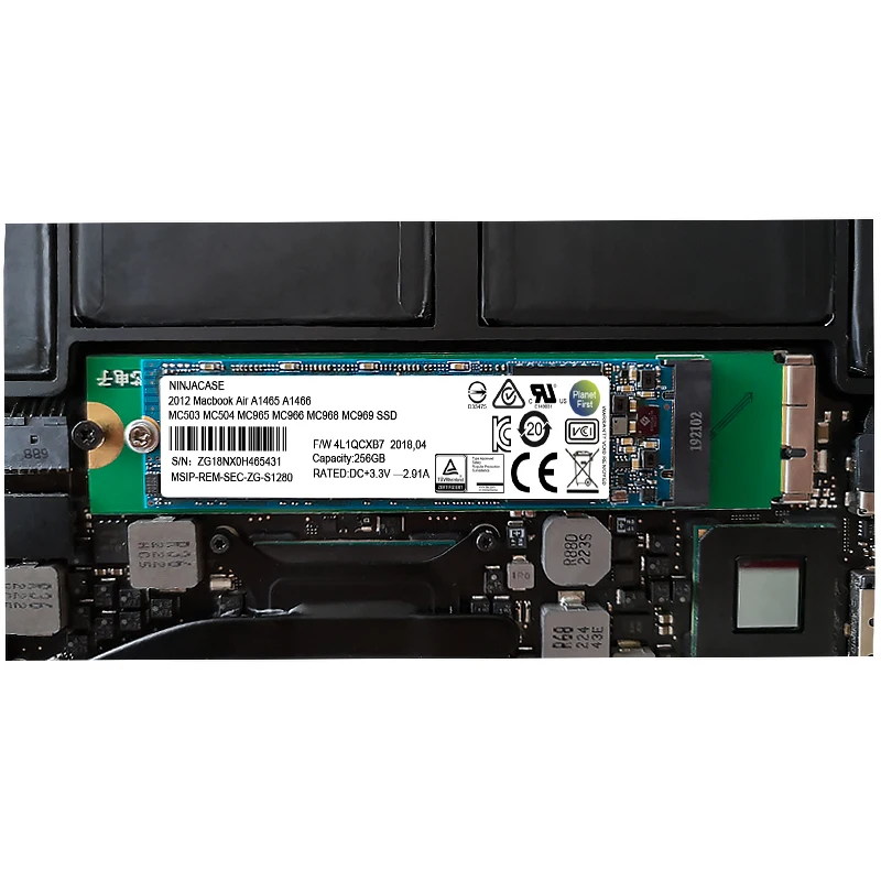 Nuevo 2TB SSD por aire 2010 2011 A1369 A1370 MC503 MC504 MC505 MC506 MC965 MC966 MC968 MC969 unidad