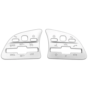 

Car Steering Wheel Button Decorative Trim Cover For BENZ GLE GLS GLB A B C E 2020