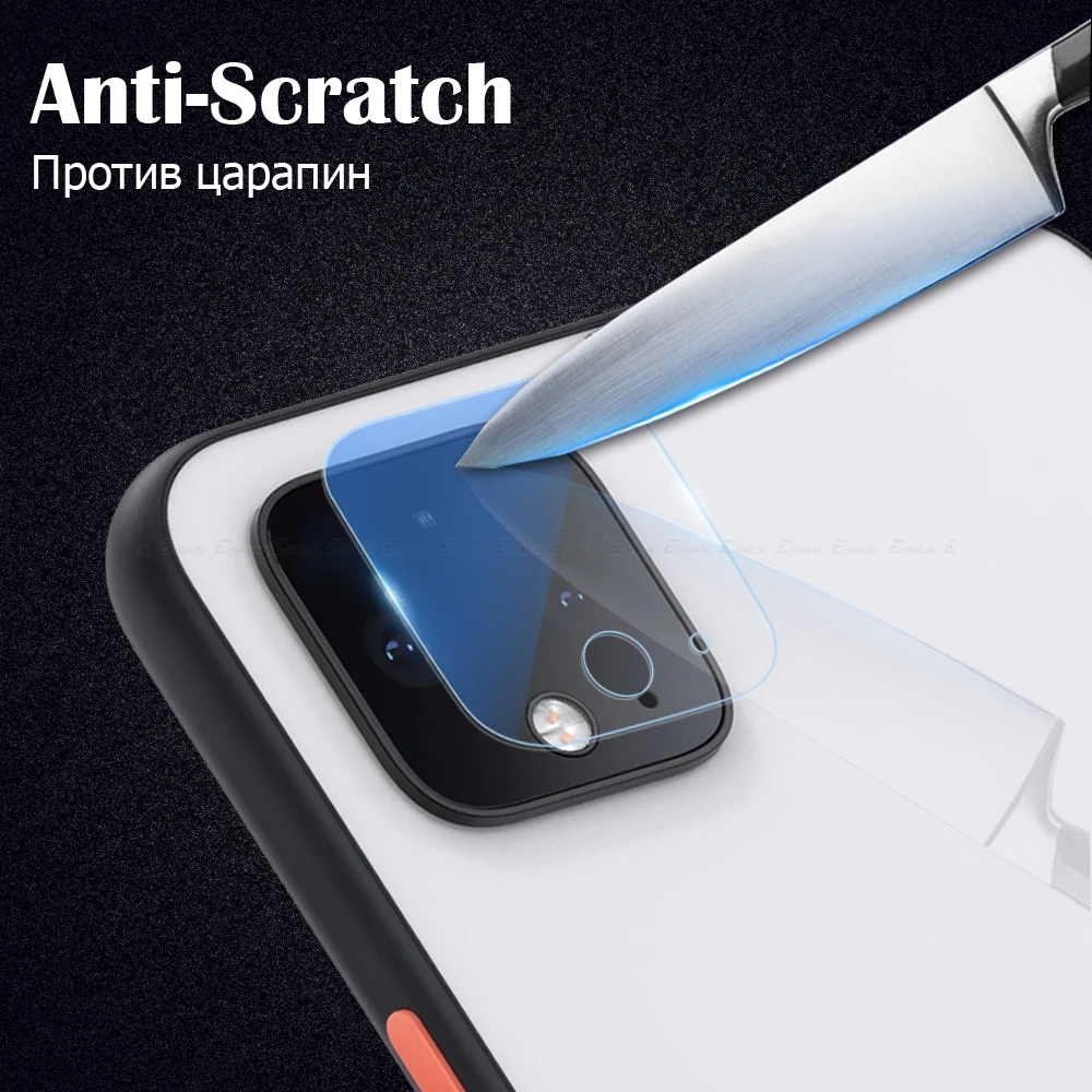 Прозрачная защитная пленка для задней камеры из закаленного стекла Google Pixel 4 4a 3a 3 2
