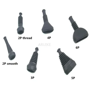 

2/3/4/5/6 Pin Silicone Sleeve Wire Harness Cover Waterproof Electrical Automotive Protection Fit for AMP 1.5 connector