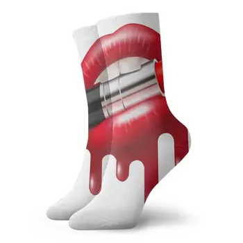 

Moda Labios Rojos Sexy Socks