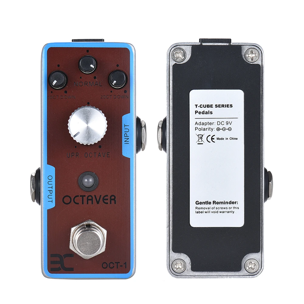 ENO EX OCT-1 OCTAVE Mini Octave гитарный эффект педали истинный обход металлический корпус для гитары Запчасти и аксессуары