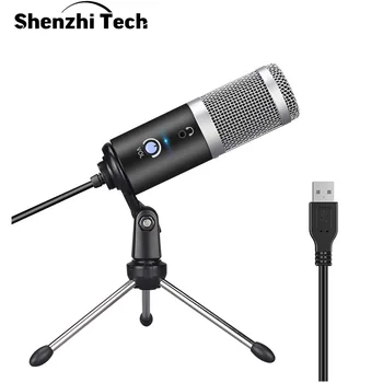 

USB Microphone Kit Condenser Recording Microphone for Laptop for PC YouTube Video Skype Chat Game