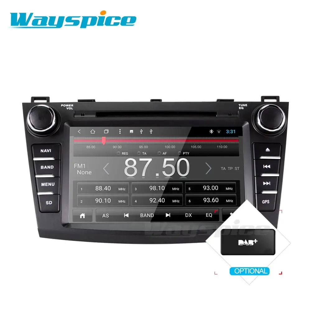 Wayspice android 9,0 автомобильный dvd для Mazda 3 2012 2012 2013 автомобильный Радио мультимедийный плеер