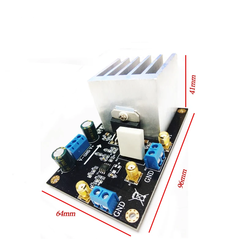 Модуль звукового усилителя OPA541 Hi Fi AMP 5A ток высокое напряжение высокий