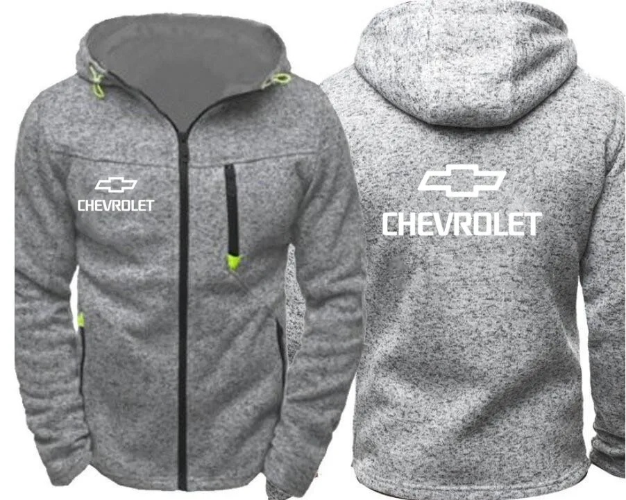 Мужские толстовки с капюшоном с логотипом Chevrolet, повседневные Хип-хоп толстовки с капюшоном с длинным рукавом, мужская куртка на молнии, мужская толстовка с капюшоном, одежда