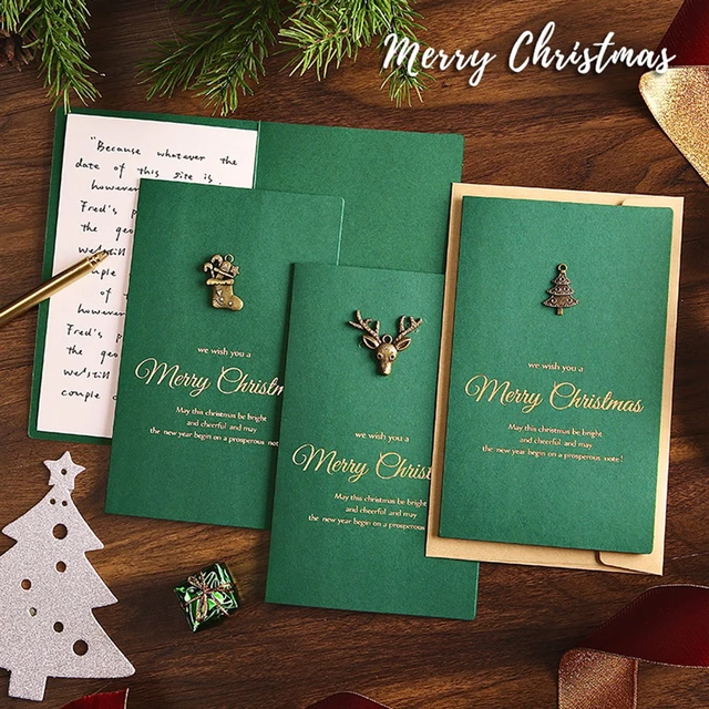 Carte de Noël enveloppe personnalisée