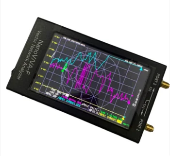 

NanoVNA -F VNA Nano Portable Vector Network Analyzer SWR Meter 50k-1.5GHz 4.3 Inch IPS TFT Digital Shortwave MF HF VHF