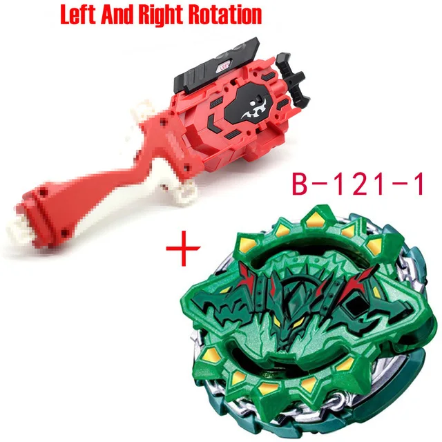 Новейшая модель; Beyblade Burst Toysb-145 B-144 B-143 B-140 с пусковым устройством и коробчатый отвал Металл Fusion Бог Прядильный механизм бей лезвия игрушка - Цвет: B121-1  Launcher