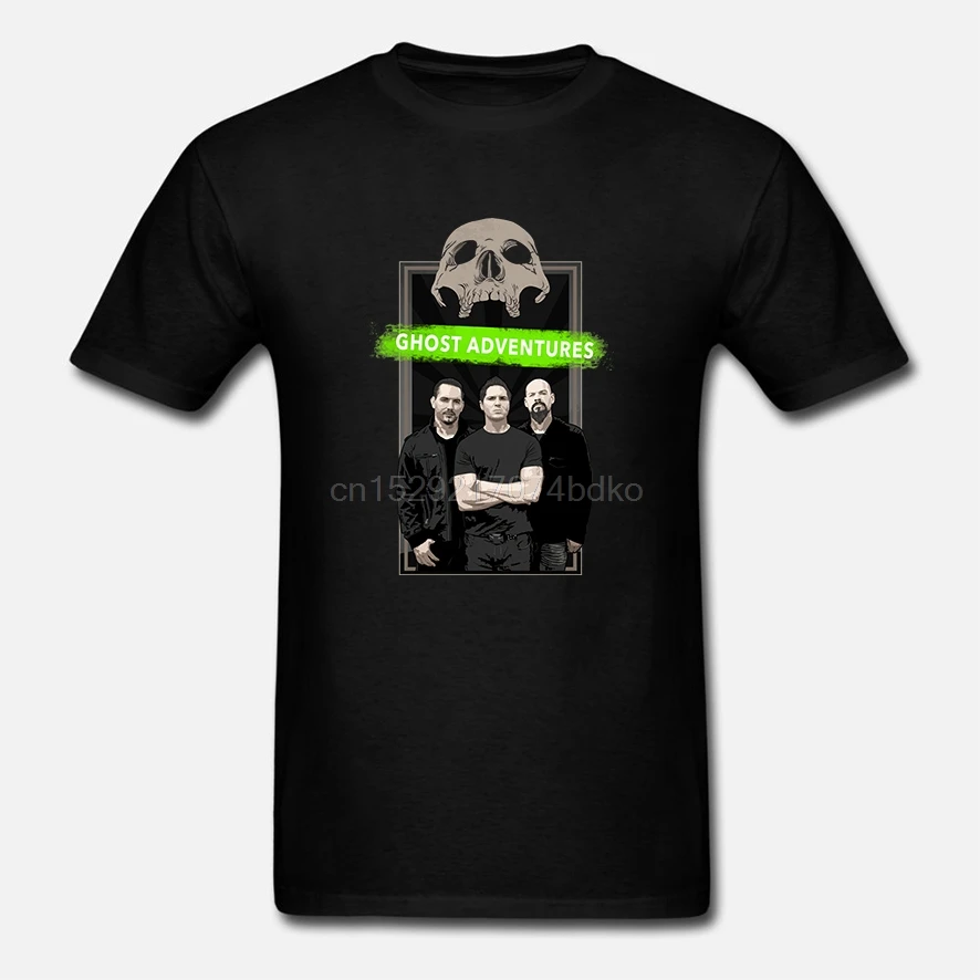 Новые популярные призрачные Приключения Zak Bagans Zack мужские черные футболки Размер