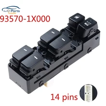 Carro automático de energia elétrica mestre janela interruptor de controle botão apto para kia forte cerato 2010 2011 2012 93570-1x000 estilo do carro