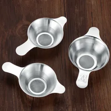 Многоразовый фильтр для заварки чая из нержавеющей стали, ситечко, фильтр чайных листьев, сито