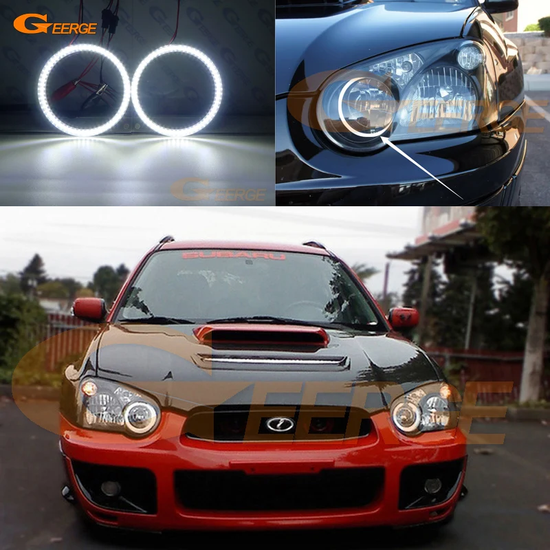 Для Subaru Impreza WRX STI 2003 2004 2005 ультра яркий SMD СВЕТОДИОДНЫЙ ангельские глазки набор