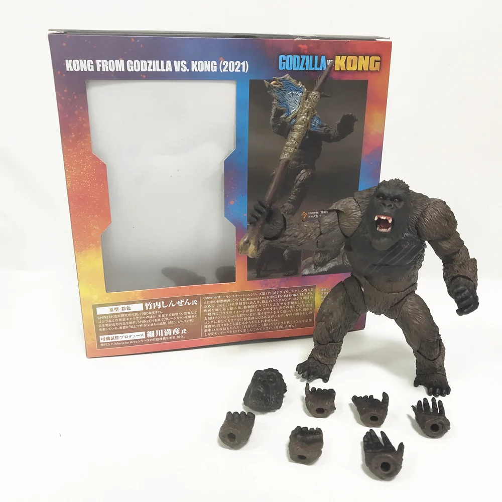 Godzilla Vs Kong Movie Pvc Action Figure Toys 160mm 170mm King Kong Gojira Collectible Figurine Toy Doll Shm Action Figures Aliexpress Godzilla Vs Kong Movie Pvc Action Figure Toys 160mm 170mm King Kong Gojira Collectible Figurine Toy Doll Shm Action Figures Aliexpress