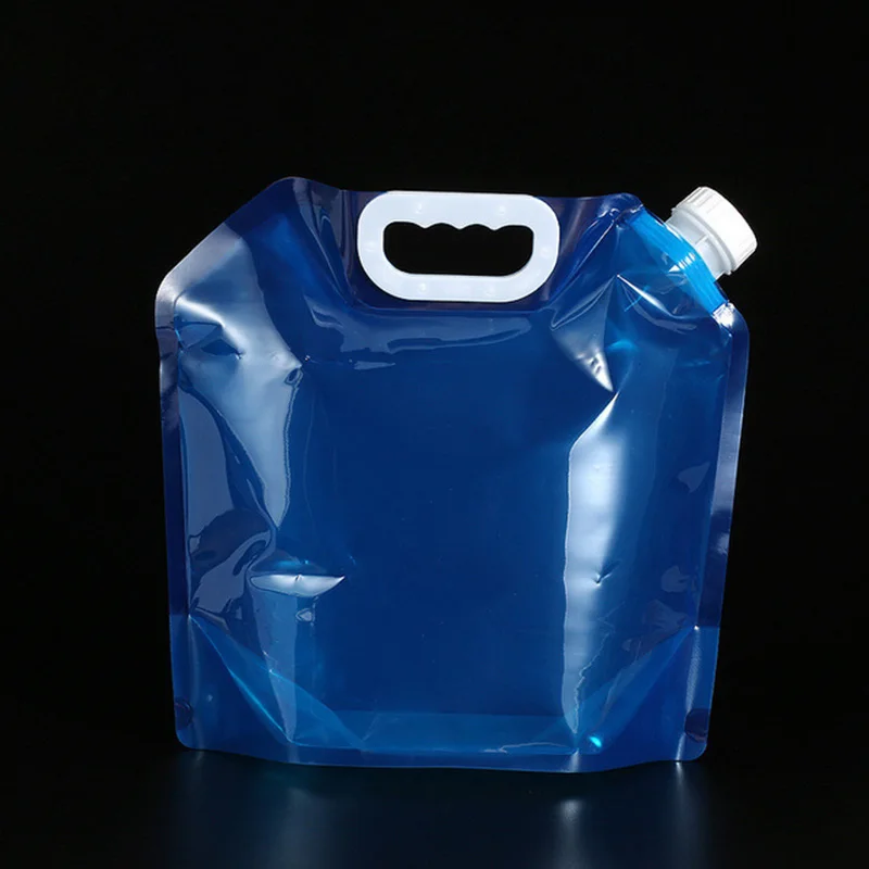 5L/10LOutdoor складной стол складной питьевой воды сумка Контейнер Открытый Отдых Пеший Туризм Пикник аварийного Наборы - Цвет: Blue
