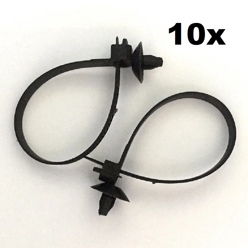 10x нажимные провода стяжки Разъемный нейлоновый кабель ремешок для