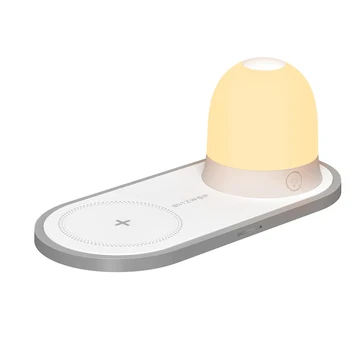 

Led Type C Decoration Multifunction Magnetic QI Fast Non Slip Night Light Set Practical Pad Wireless Charger Cell Phone Home