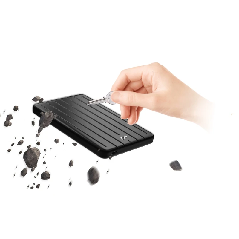 Внешний SSD накопитель Silicon Power Bolt B75 Pro SP256GBPSD75PSCK 256GB USB 3.2 Type C 2.5&quot Black|Внутренние