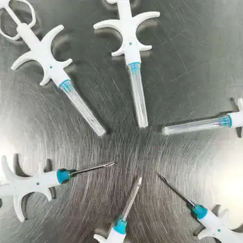 반려동물 마이크로칩, 고양이 개, 뱀 주사기, ISO11784/785 FDX-B, 1.4x8mm x 100 개, 무료 배송