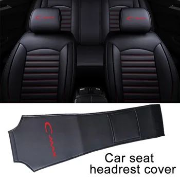 

Car Seat Headrests Covers for Ford C-Max CMax Auto Interior Styling Decoration Protector Car Headrest Cover Black PU Leather