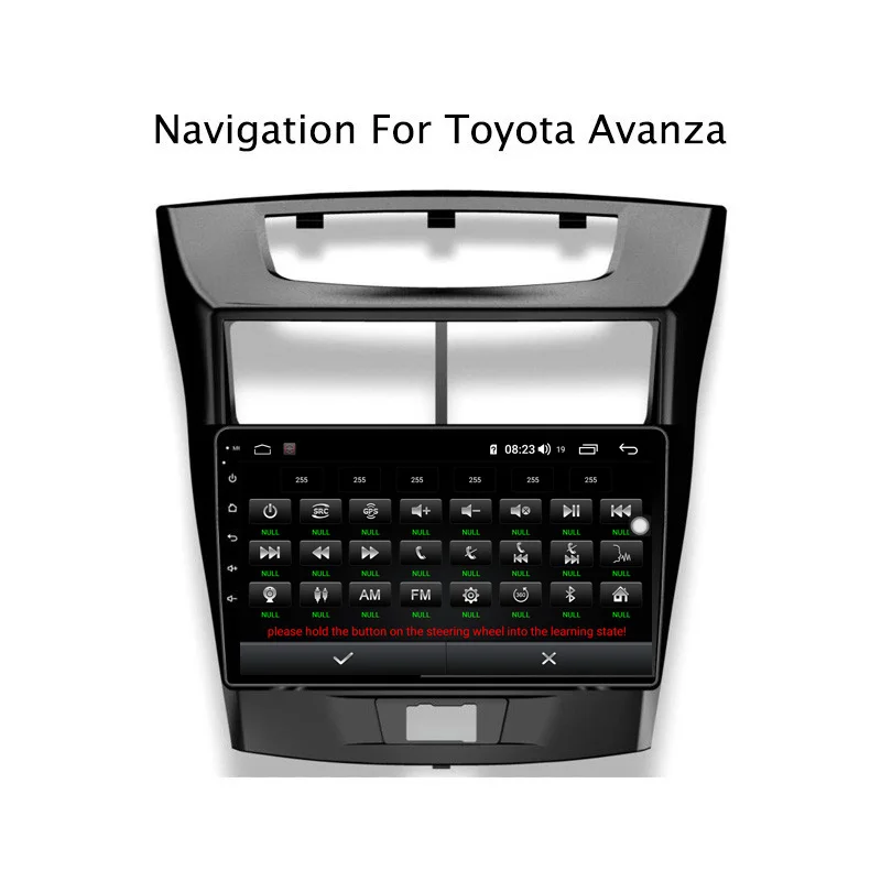 Ectwodvd 9 дюймов Andriod 8,1 автомобильный DVD gps для Toyota Avanza 2010- 4G ram 64G rom CarPlay DSP 4G LTE с wifi