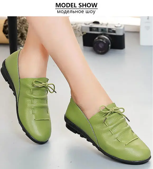 Дизайнерские женские ботинки-лоферы; женская обувь без застежки на плоской подошве; обувь из натуральной кожи; модная женская обувь на плоской подошве;