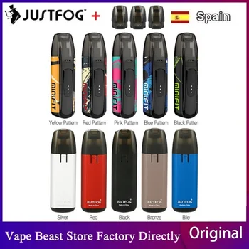 

New Colors Kit JUSTFOG MINIFIT Pod Vape Kit w/ 370mAh Battery & 1.5ml Cartridge Pod System pod vape kit vs Drag Nano/ vinci X