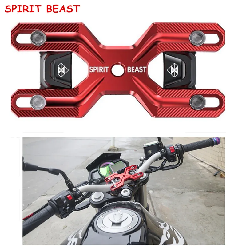 

SPIRIT BEAST Motorcycle handlebar fixed block accessories Huanglon 300 modified TNT 150 handle bracket Fixture motorbike styling