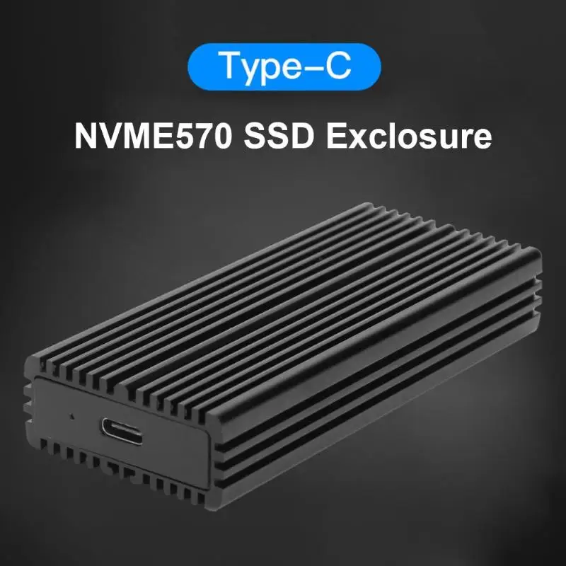 NVME570 USB3.1 Gen2 type-c к M.2 M-key твердотельный жесткий диск SSD чехол внешний жесткий диск Корпус для ПК ноутбук мобильный телефон