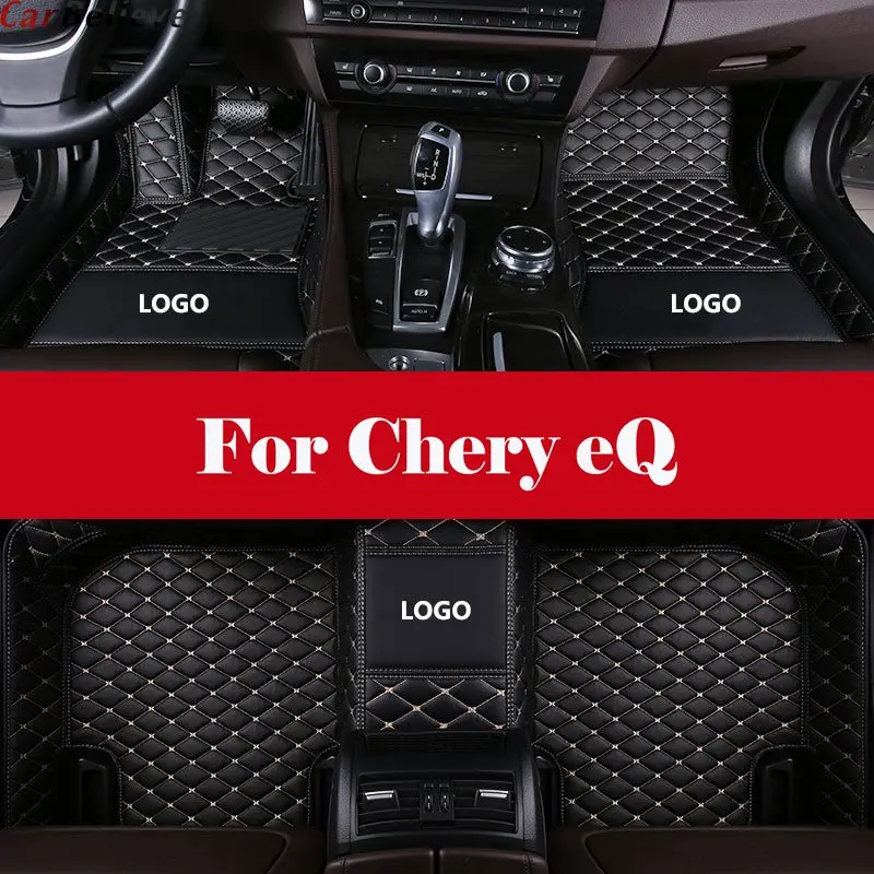 

Custom Fit XPE-Leather All Full Surrounded Waterproof car styling Car Floor Mats For Chery eQ