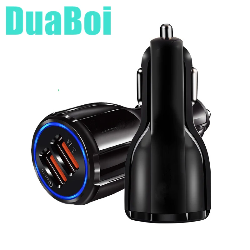 Quick Charge 3.0 USB Car Charger Cable Adapter For iPhone 11 Pro Xs X Xiaomi 5 6 7 8 SE 9t Redmi 4x Note Pocophone F1 | Мобильные