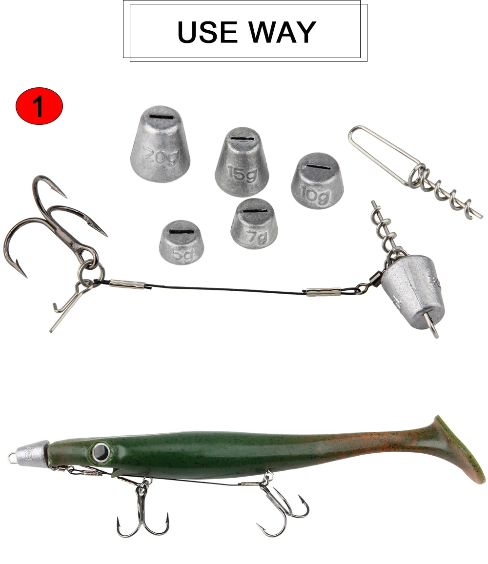 Lead Sinkers Weights  (5)